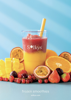 Poster Solkys Mango &amp; Strawberry formaat A1 594x840mm