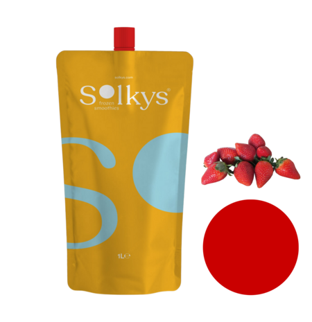 Solkys - Frozen Smoothie Strawberry Cherry 12x1ltr.