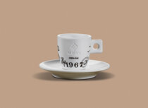 Moak Accessoires - COLONIAL kop en schotel Espresso 30ml.