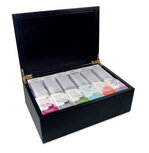 Ronnefeldt - LeafCup - Box 6 soorten zwart leer 91735 	